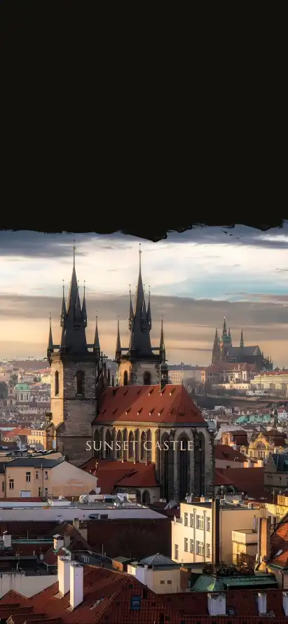 4k建筑壁纸 - 房屋 - 布拉格 - 红顶屋「哲风壁纸」