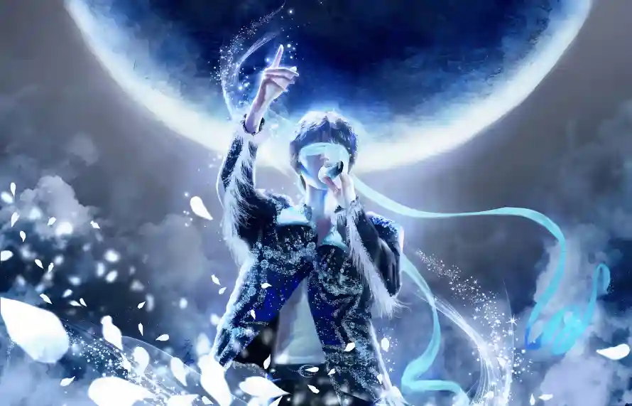 2k冰晶壁纸-王俊凯 - 蓝色-壁纸分享「哲风壁纸」