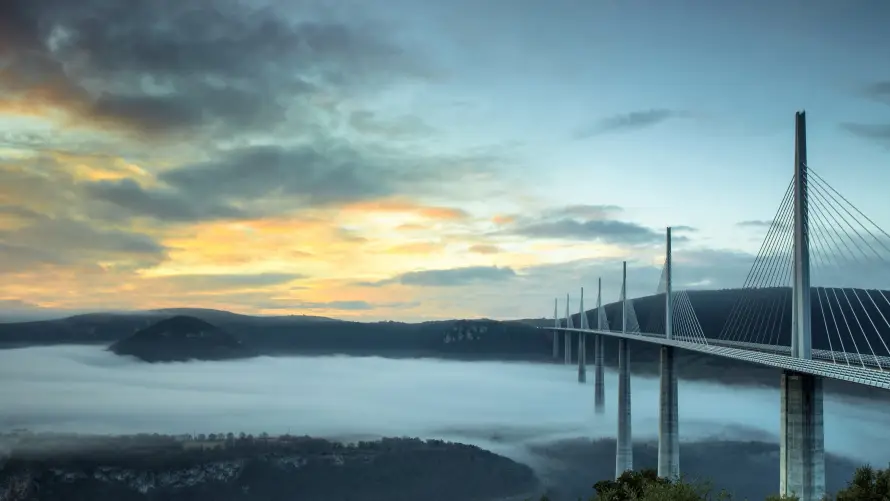 4k云雾壁纸 - 大桥 - 天空 - 山脉「哲风壁纸」 4k云雾壁纸 - 大桥 - 天空 - 山脉「哲风壁纸」