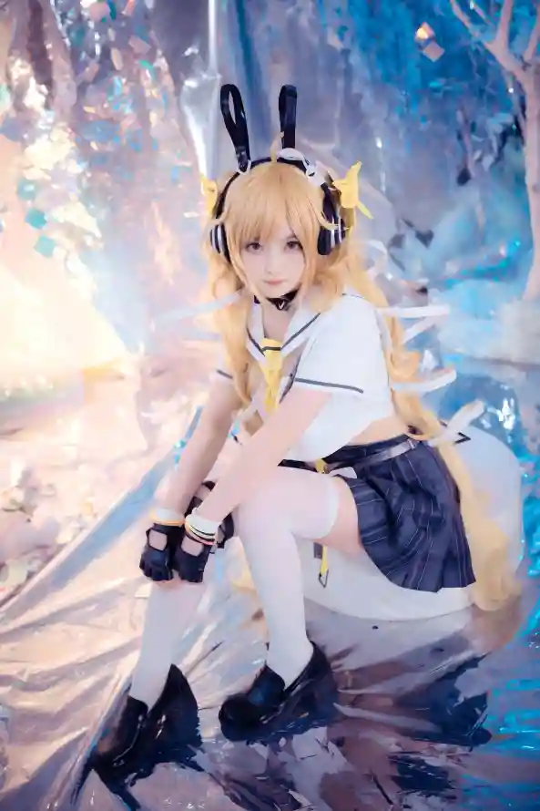 4k兔耳壁纸 - 金发 - cos - 安琪拉「哲风壁纸」
