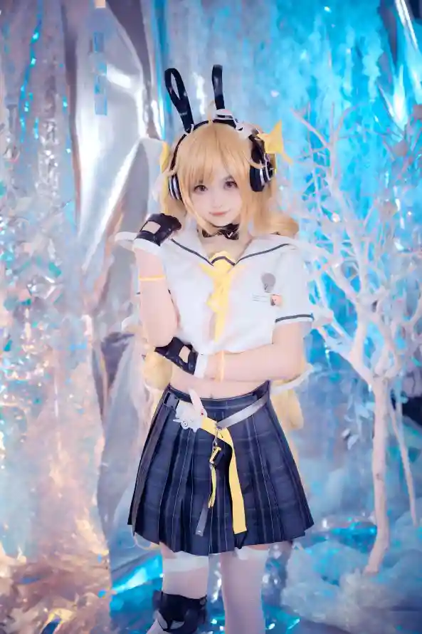 4k校服壁纸 - 黄发 - cos - 安琪拉「哲风壁纸」