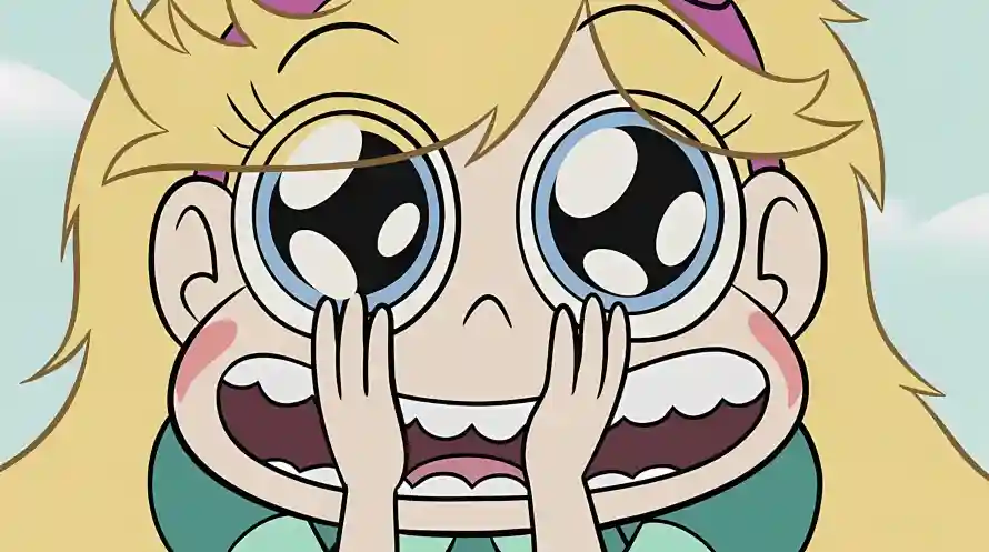 4k卡通壁纸 - 大眼睛 - 动画角色 - 惊讶表情「哲风壁纸」