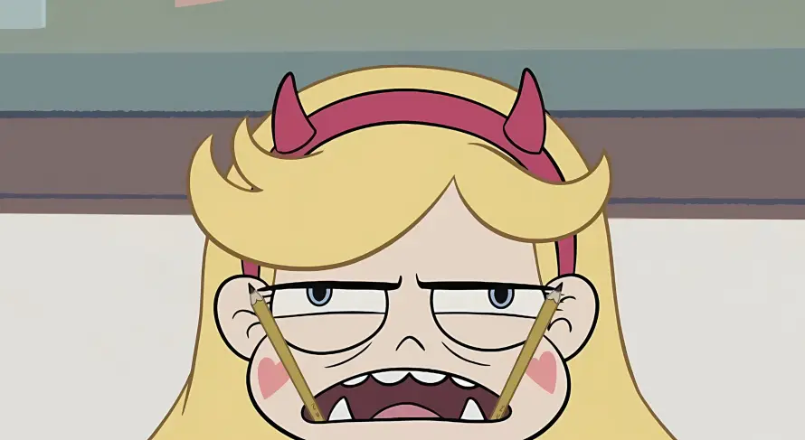 4k卡通壁纸 - 角 - 咬牙 - 金发「哲风壁纸」