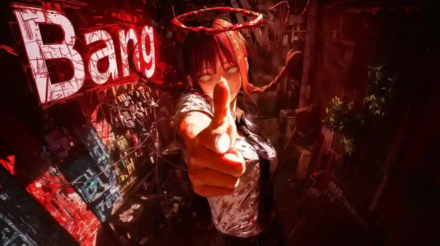 4k暗黑壁纸 - 血 - 手指枪 - 玛奇玛「哲风壁纸」 4k暗黑壁纸 - 血 - 手指枪 - 玛奇玛「哲风壁纸」