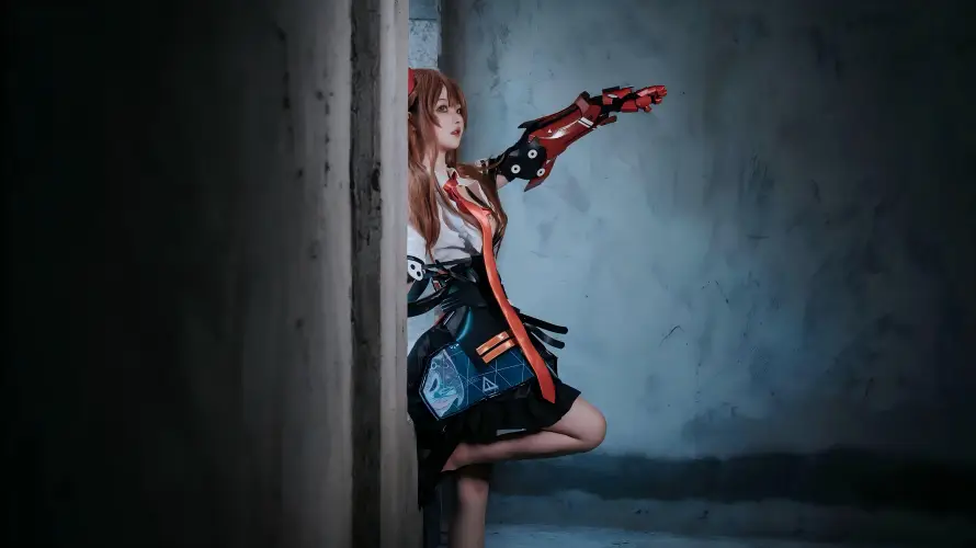 4k制服壁纸 - 枪械 - 短裙 - cos「哲风壁纸」