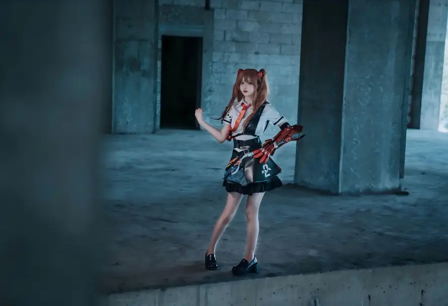 4k短裙壁纸 - 红衣 - cos - 明月香「哲风壁纸」