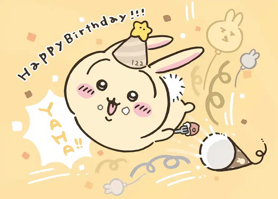 4k兔子壁纸 - 卡通 - 可爱 - 气球「哲风壁纸」