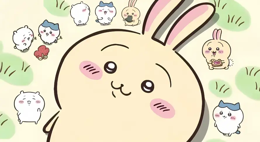 4k兔子壁纸 - 卡通 - 可爱 - 草地「哲风壁纸」