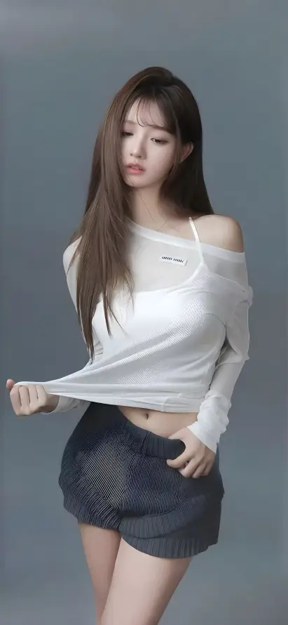 4k美女壁纸 - 长发 - Ios - 时尚穿搭「哲风壁纸」