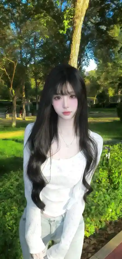 4k公园壁纸 - 户外 - 清新 - 美女「哲风壁纸」