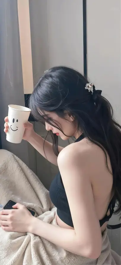 4k发饰壁纸 - 室内 - 美女 - 长发「哲风壁纸」