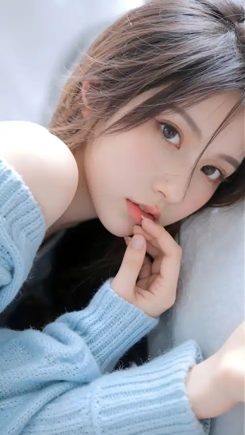 4k室内壁纸 - 浅蓝 - 清新 - 温柔「哲风壁纸」