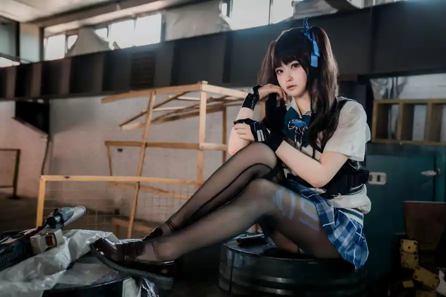 4k短裙壁纸 - 黑丝 - cos - 关小雨「哲风壁纸」