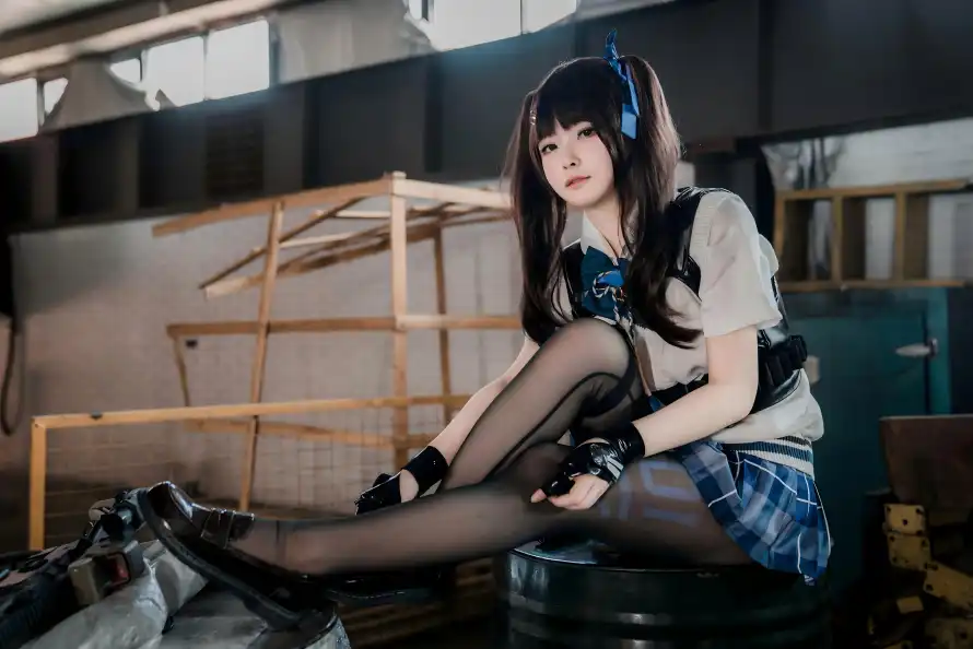 4k制服壁纸 - 短裙 - 黑丝 - cos「哲风壁纸」