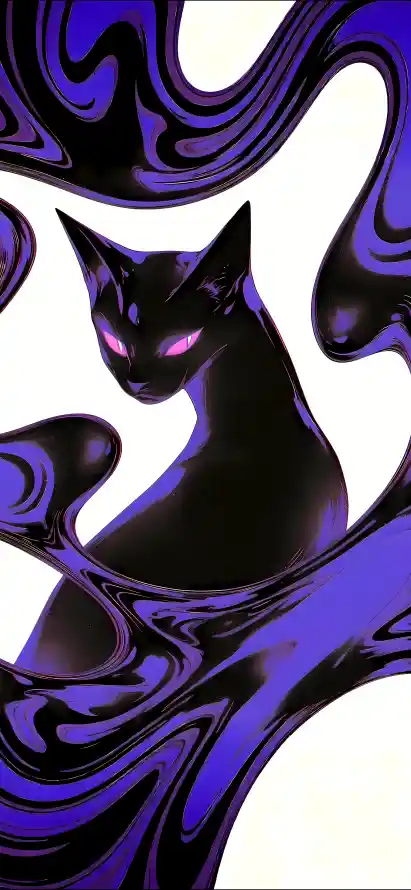 4k梦幻壁纸 - 猫 - 炫酷 - 神秘「哲风壁纸」