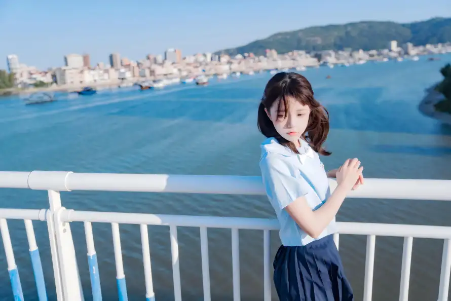 4k河流壁纸 - 桥 - 清新 - 美女「哲风壁纸」