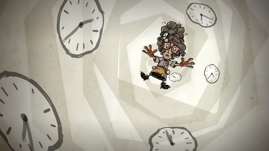 4k卡通壁纸 - 时钟 - 旺达 - 饥荒「哲风壁纸」