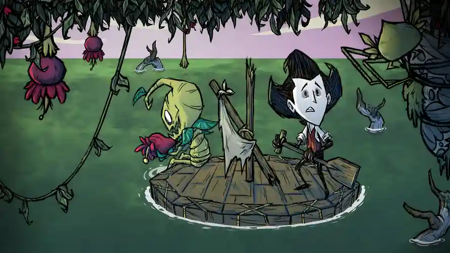 4k木筏壁纸 - 航海 - 饥荒 - 威尔逊「哲风壁纸」