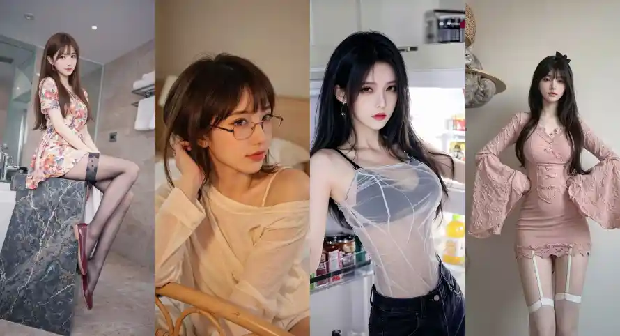 4k丝袜壁纸 - 短裙 - 美女 - 粉色穿搭「哲风壁纸」