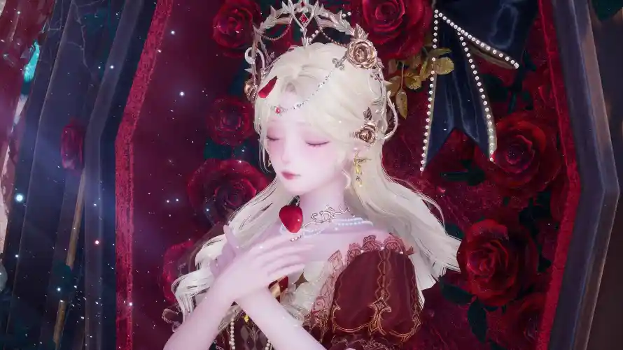 4k暖暖壁纸 - 白发 - 红衣 - 华丽服饰「哲风壁纸」 4k暖暖壁纸 - 白发 - 红衣 - 华丽服饰「哲风壁纸」