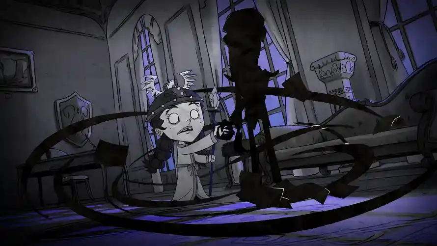 4k饥荒壁纸 - 女武神 - 卡通角色 - 昏暗房间「哲风壁纸」 4k饥荒壁纸 - 女武神 - 卡通角色 - 昏暗房间「哲风壁纸」