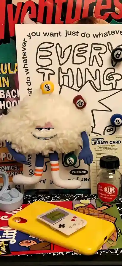 4k卡通壁纸 - ins风 - 杂志背景 - 毛绒玩具「哲风壁纸」