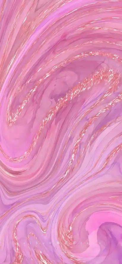 4k流体壁纸 - 简约 - 粉色 - 纹理「哲风壁纸」