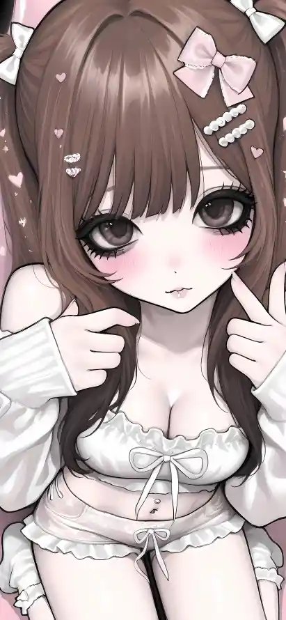 4k动漫壁纸 - 女孩 - 萌系 - 蝴蝶结「哲风壁纸」