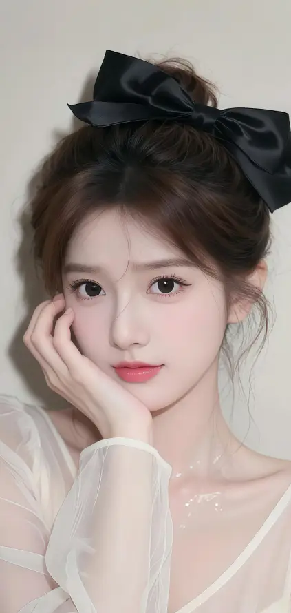 4k妆容壁纸 - 清新 - 甜美 - 白衣「哲风壁纸」