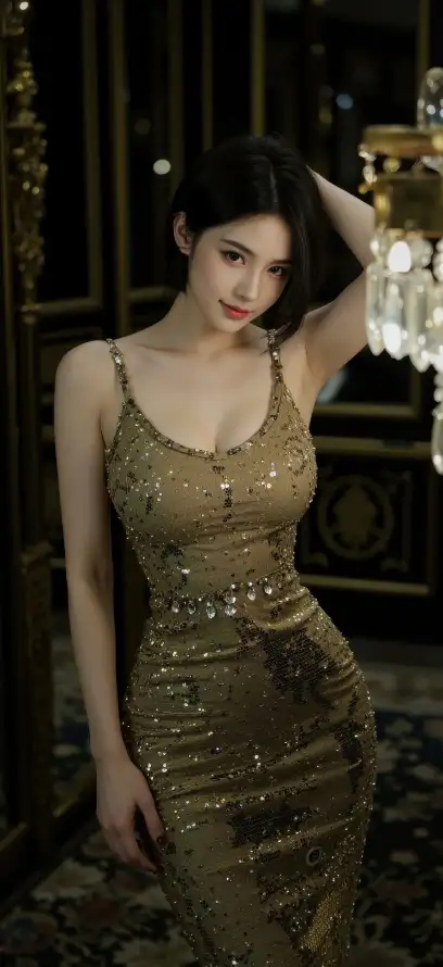 4k优雅壁纸 - 美女 - Ios - 奢华室内「哲风壁纸」