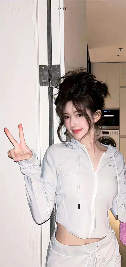 4k室内壁纸 - 美女 - Ios - 休闲穿搭「哲风壁纸」