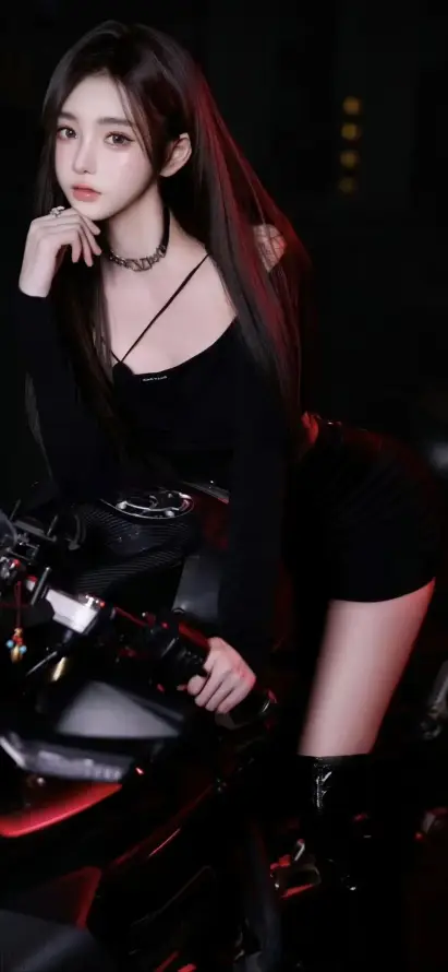 4k性感壁纸 - 暗黑 - 短裙 - 美女「哲风壁纸」