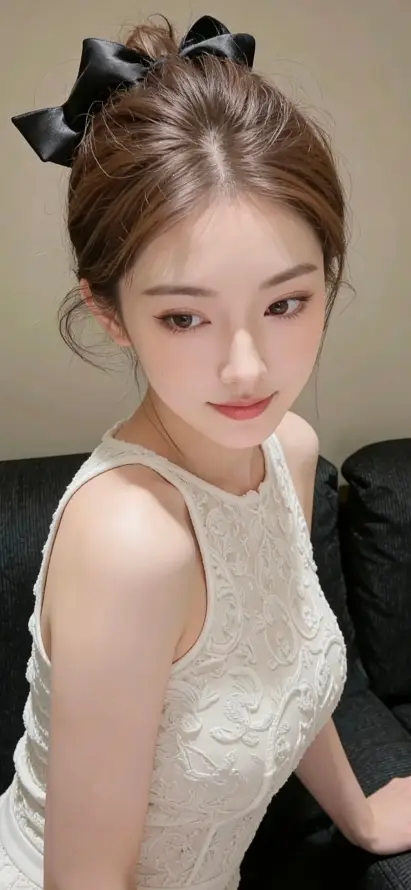 4k室内壁纸 - 沙发 - 美女 - Ios「哲风壁纸」