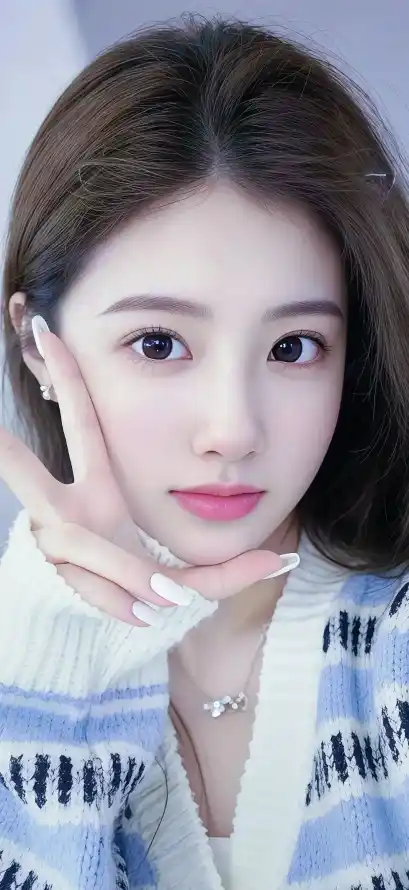 4k清新壁纸 - 美女 - 美甲 - 项链「哲风壁纸」