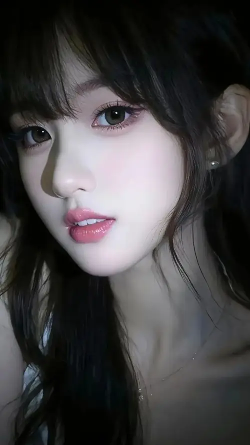 4k暗色壁纸 - 美女 - 长发 - Ios「哲风壁纸」