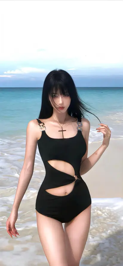 4k大海壁纸 - 沙滩 - 泳衣 - 海边「哲风壁纸」