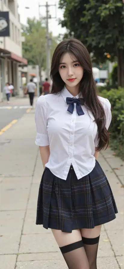 4k人物壁纸 - 户外 - 红唇 - 美女「哲风壁纸」