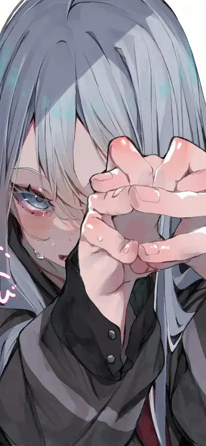 4k灰发壁纸 - 红眼 - 二次元 - 宵崎奏「哲风壁纸」