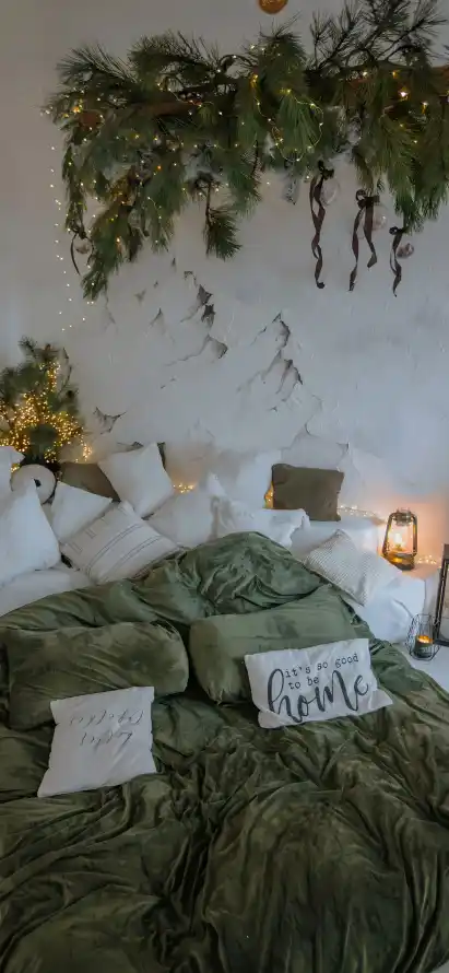 4k卧室壁纸 - 台灯 - 家居 - 床铺「哲风壁纸」