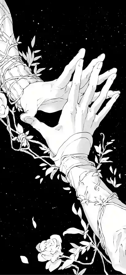 4k手绘壁纸 - 手臂 - 插画 - 牵手「哲风壁纸」