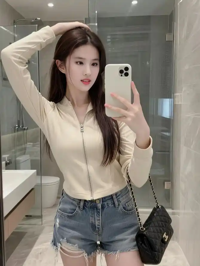 4k人物壁纸 - 日常 - 浴室 - 美女「哲风壁纸」