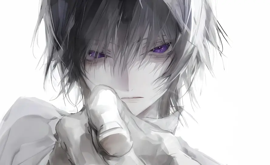 4k清冷壁纸 - 紫瞳 - 反叛的鲁鲁修 - wallpaper「哲风壁纸」