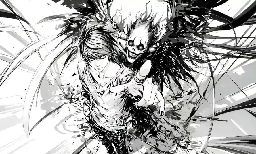 4k死神壁纸 - 水墨 - 琉克 - 瑞克「哲风壁纸」 4k死神壁纸 - 水墨 - 琉克 - 瑞克「哲风壁纸」