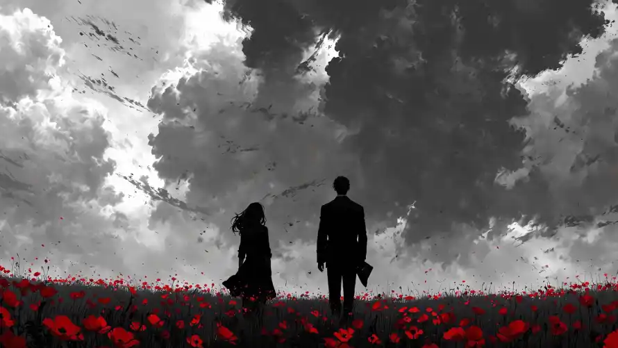 4k乌云壁纸 - 剪影 - 少女 - 情侣「哲风壁纸」 4k乌云壁纸 - 剪影 - 少女 - 情侣「哲风壁纸」