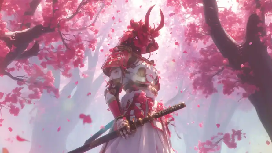 4k动漫壁纸 - 樱花 - 武士 - 盔甲「哲风壁纸」 4k动漫壁纸 - 樱花 - 武士 - 盔甲「哲风壁纸」
