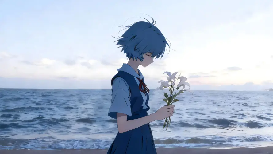 4k大海壁纸 - 校服 - 海边 - 白花「哲风壁纸」 4k大海壁纸 - 校服 - 海边 - 白花「哲风壁纸」