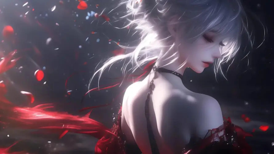 4k少女壁纸 - 插画 - 红温 - 背影「哲风壁纸」 4k少女壁纸 - 插画 - 红温 - 背影「哲风壁纸」