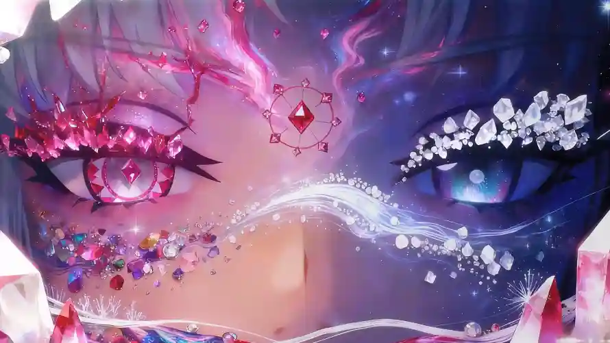 2k光效壁纸-动漫眼眸与眼眸-双色眼眸壁纸推荐「哲风壁纸」