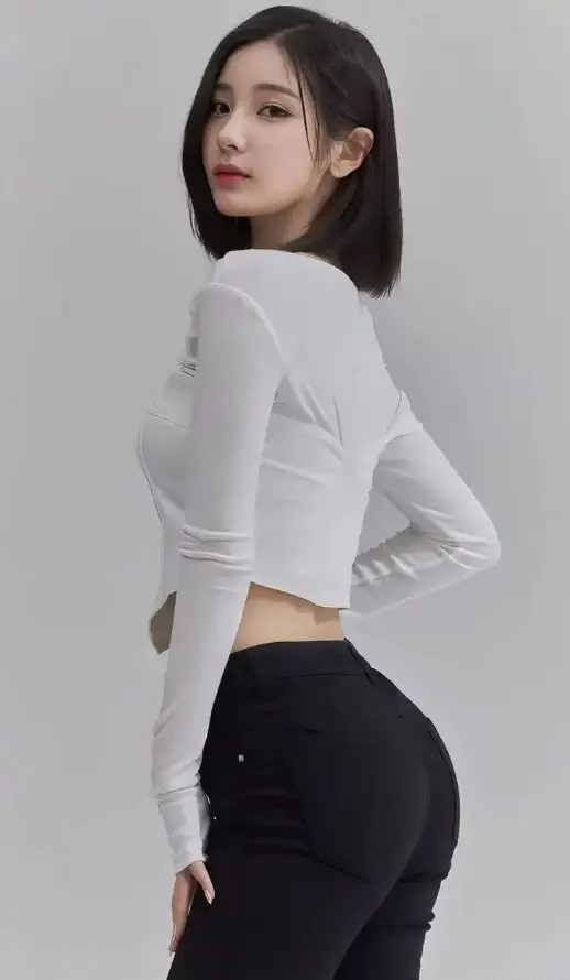 4k美女壁纸 - 魅力 - Ios - 休闲装「哲风壁纸」