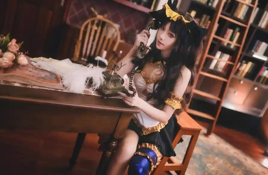 4k书房壁纸 - 书架 - 坐姿 - 家具「哲风壁纸」